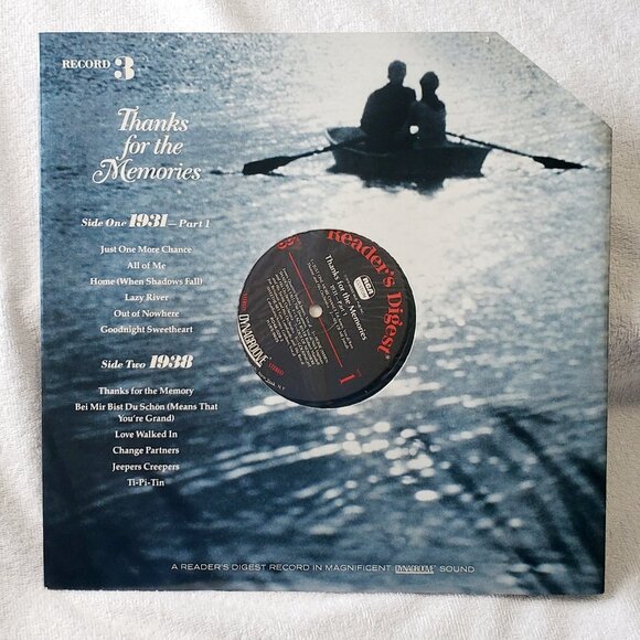 RARE- Reader's Digest "Thanks for the Memories" 1930's-Set Of 8 LP Records Vinyl - Picture 11 of 16